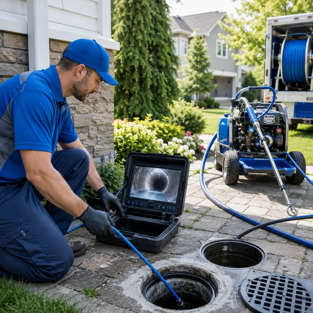 Outdoor drain cleaning professionals serving Vanderpool, TX